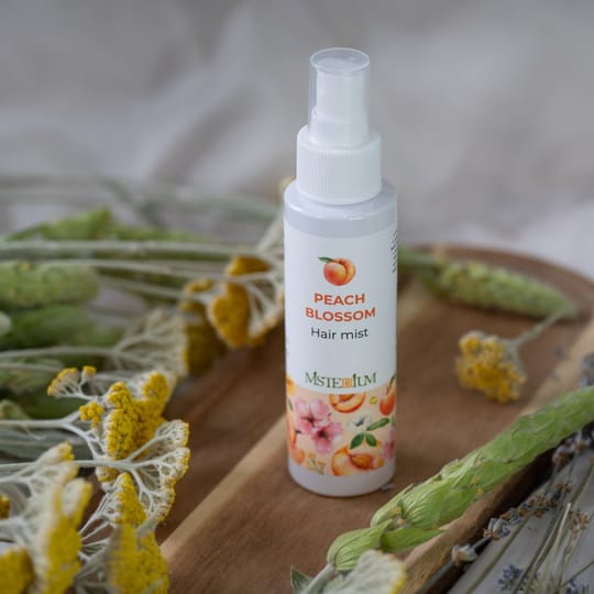 Мист за коса MISTERRIUM Hair Mist Peach Bloom– Натурална грижа с UV защита