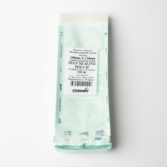 Крафт пакет – 100mm*250mm 100бр.
