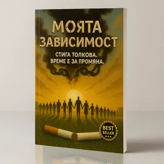 Корицата на книгата „Моята зависимост“
