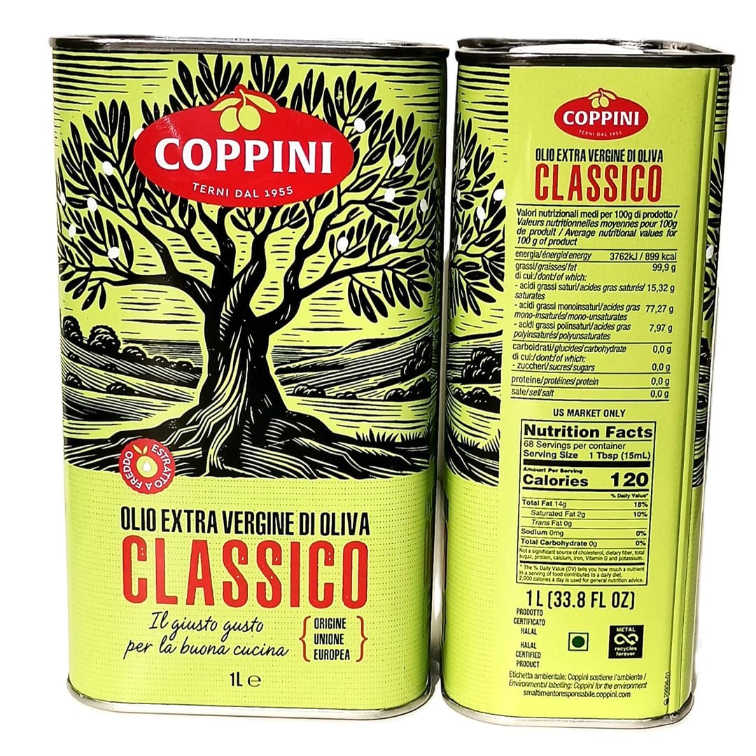 Coppini маслиново масло зехтин olive oil extra virgin EVOO