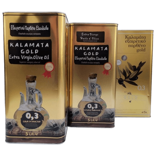 Маслиново масло Екстра Върджин "Kalamata GOLD"  2 бр. х 5л. тенекия