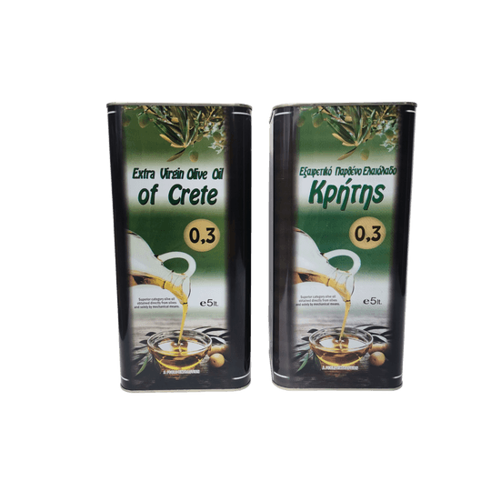 Маслиново масло Eкстра Върджин "CRETE" 2 бр. х 5л. тенекия