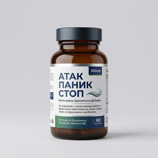 АТАК ПАНИК СТОП Интензивна хранителна добавка 60 капсули