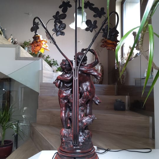 настолна лампа Романтична двойка