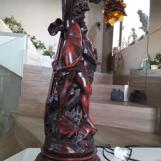 настолна лампа Романтична двойка