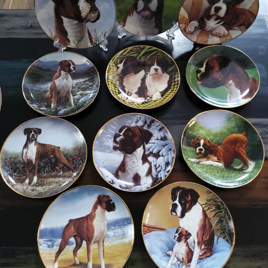 Боксерът, винтидж колекция на Danbury Mint