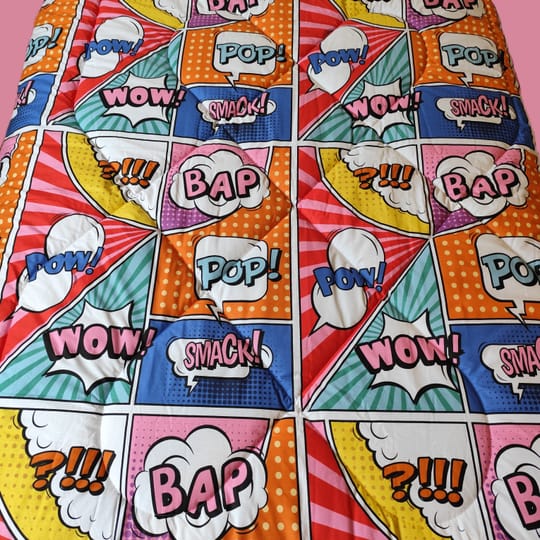 Олекотена Завивка 100% Памук Ранфорс Комикс