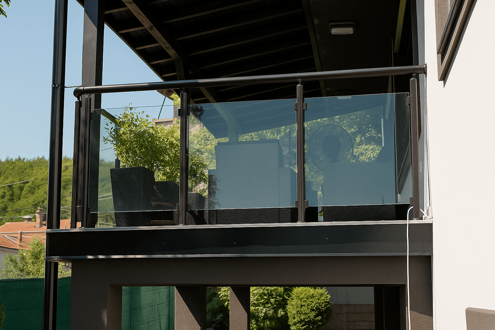 стъклени парапети