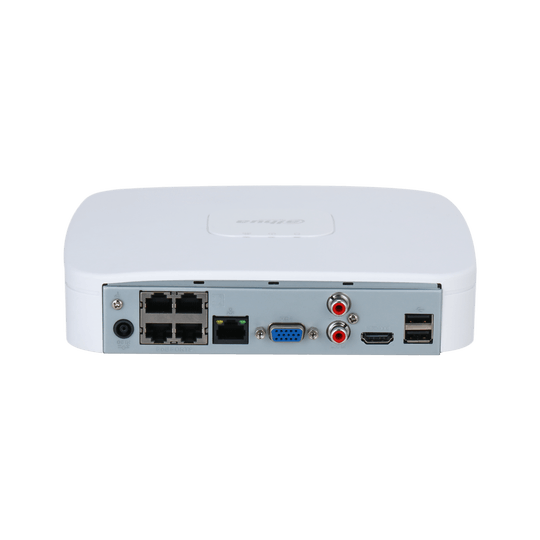 H.265 4 канален 4K мрежов рекордер с 4 PoE порта - NVR2104-P-S3