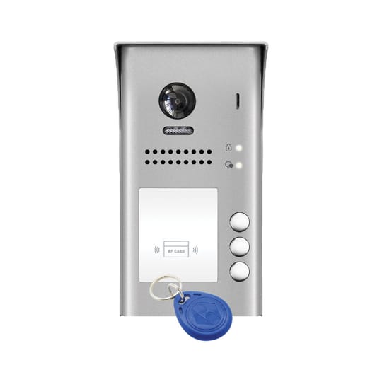 Видеодомофонен панел DVC DT607/FE/ID/S3/RH – 3 абоната, RFID