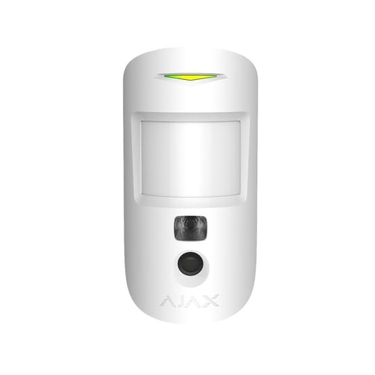 Датчик за движение с камера Ajax Motion Camera (PHOD) - бял