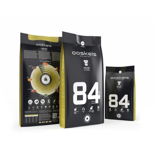 Храна за кучета СУПЕР ПРЕМИУМ КЛАС OOSKELS Сьомга 10кг.