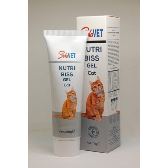 Малцова паста за котки, обогатена с витамини - Нутри Бисс Гел - 100 гр