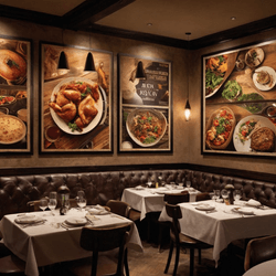 принт върху стена