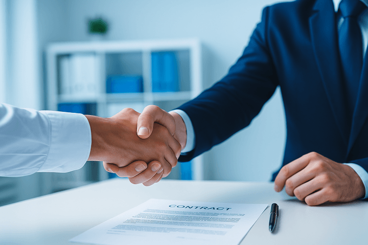 ръкостискане