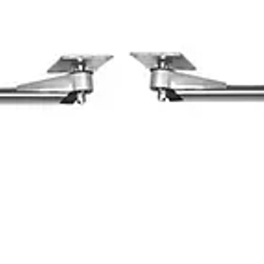 2 броя комплект въртящи рамена хром никел S образни