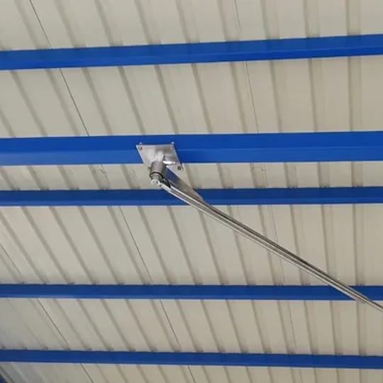 Единично въртящо рамо хром никел /неръждавейка 1.90см