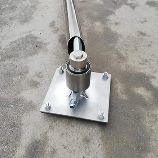 Единично въртящо рамо хром никел /неръждавейка 1.90см