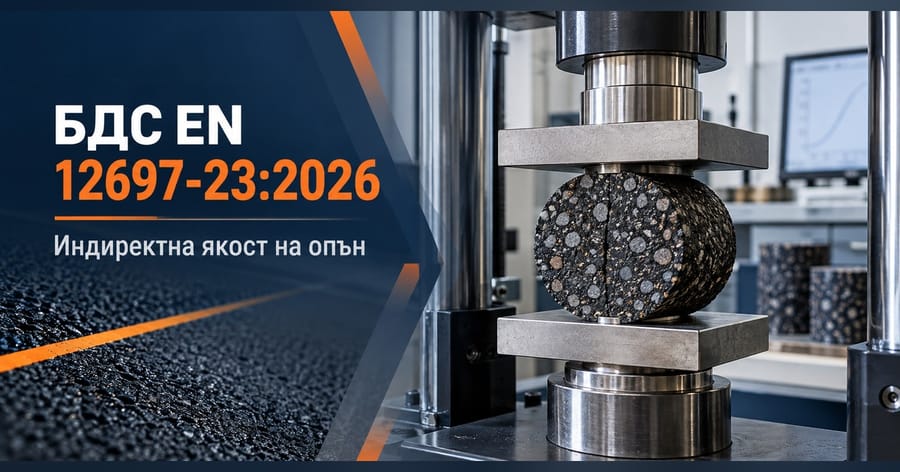 Ново издание на БДС  EN 12697-23:2026