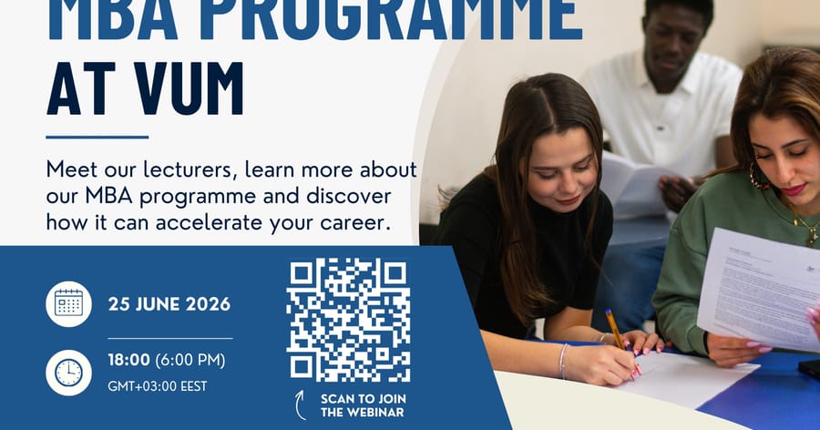 Discover Your Future MBA Journey: Join VUM's Online Webinar