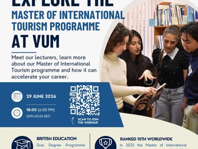 VUM Webinar: Learn More About the Master of International Tourism