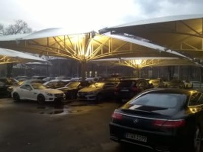 Сенници тип чадър за паркинг зона