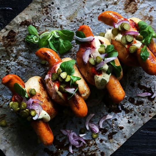 Плато мини бургери