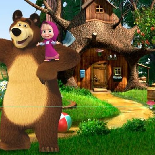 Фото торта Маша и Мечока 2