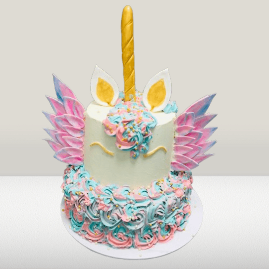 3Д Торта Еднорог с крила