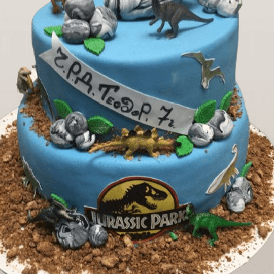 3Д Торта Джурасик парк