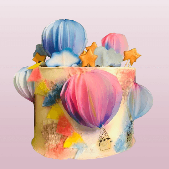 3Д Торта Въздушни балони