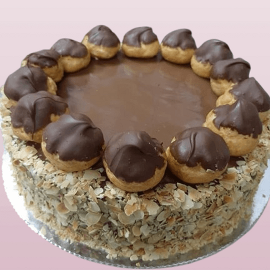 Еклерова торта с ванилов крем