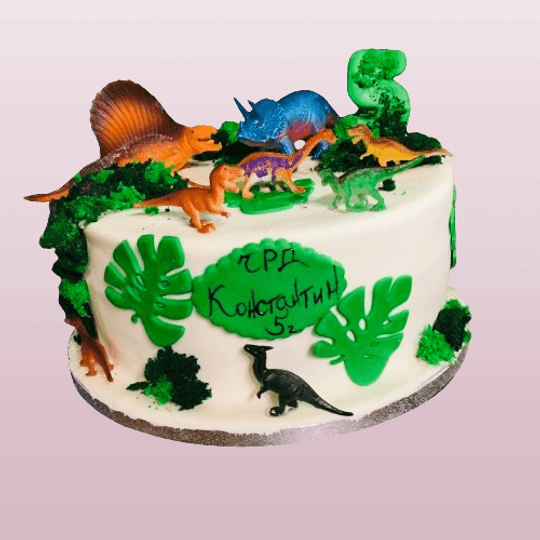 3Д Торта Джурасик парк