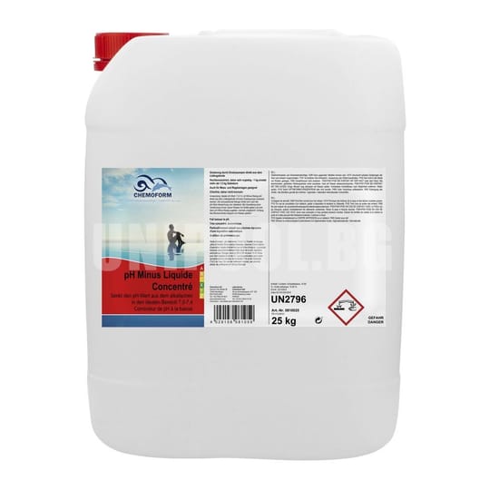 Chemoform pH-Minus (-) течен 25,0 kg