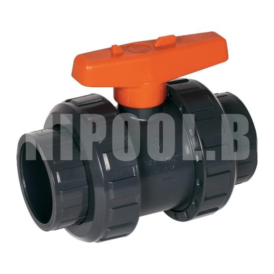 PVC сферичен спирателен кран S6