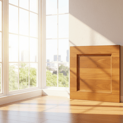 2Дървена вратичка с прав фриз и плоска табла  Darvena vratichka s prav friz i ploska tabla