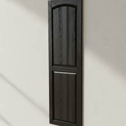 6Дървена вратичка единичен фриз дъга класическа табла с канали Dyrvena vratichka ednichen friz duga klasicheska tabla s kanali