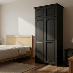 9Дървени вратички единичен фриз дъга класическа табла с канали Dyrveni vratichki ednichen friz duga klasicheska tabla s kanali