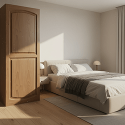 9Дървени вратички двоен фриз дъга класическа табла Dyrveni vratichki dvoen friz duga klasicheska tabla