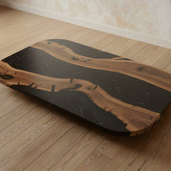 4Plot ot epoksidna smola плот от епоксидна смола с заоблени ръбове