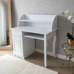 Бюро с рафтове шкаф и елегантен крак по поръчка Bjuro s raftove shkaf i eleganten krak po poruchka