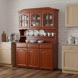 Класически бюфет с три витрини чекмеджета и долни шкафове по поръчка Klasicheski buffet s tri vitrini chekmedjeta i dolni shkafove po poruchka