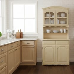 Висок бюфет с две витрини две чекмеджета и долен шкаф по поръчка Visok buffet s dve vitrini dve chekmedjeta i dolen shkaf po poruchka