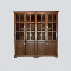 Широка секция с четири витрини и четири долни шкафа по поръчка Shiroka sekcia s chetiri vitrini i chetiri dolni shkafa po poruchka