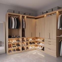 Шкаф за обувки за гардеробна по поръчка