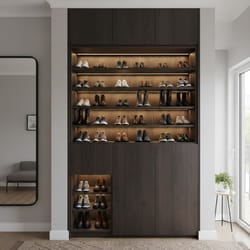 Шкаф за обувки в ниша по поръчка