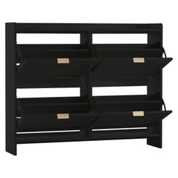Шкаф за обувки черен по поръчка