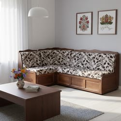 ъглов диван от масив по поръчка