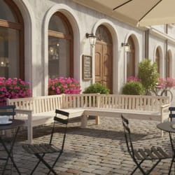 ъглова пейка по проект