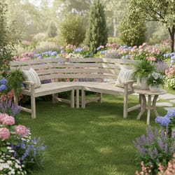 ъглова пейка с облегалка по поръчка